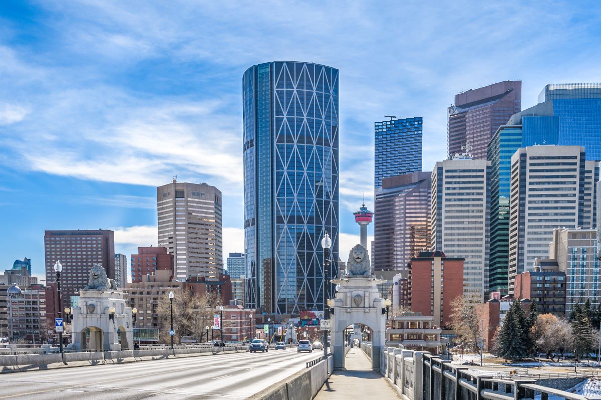 City of Calgary skyline.