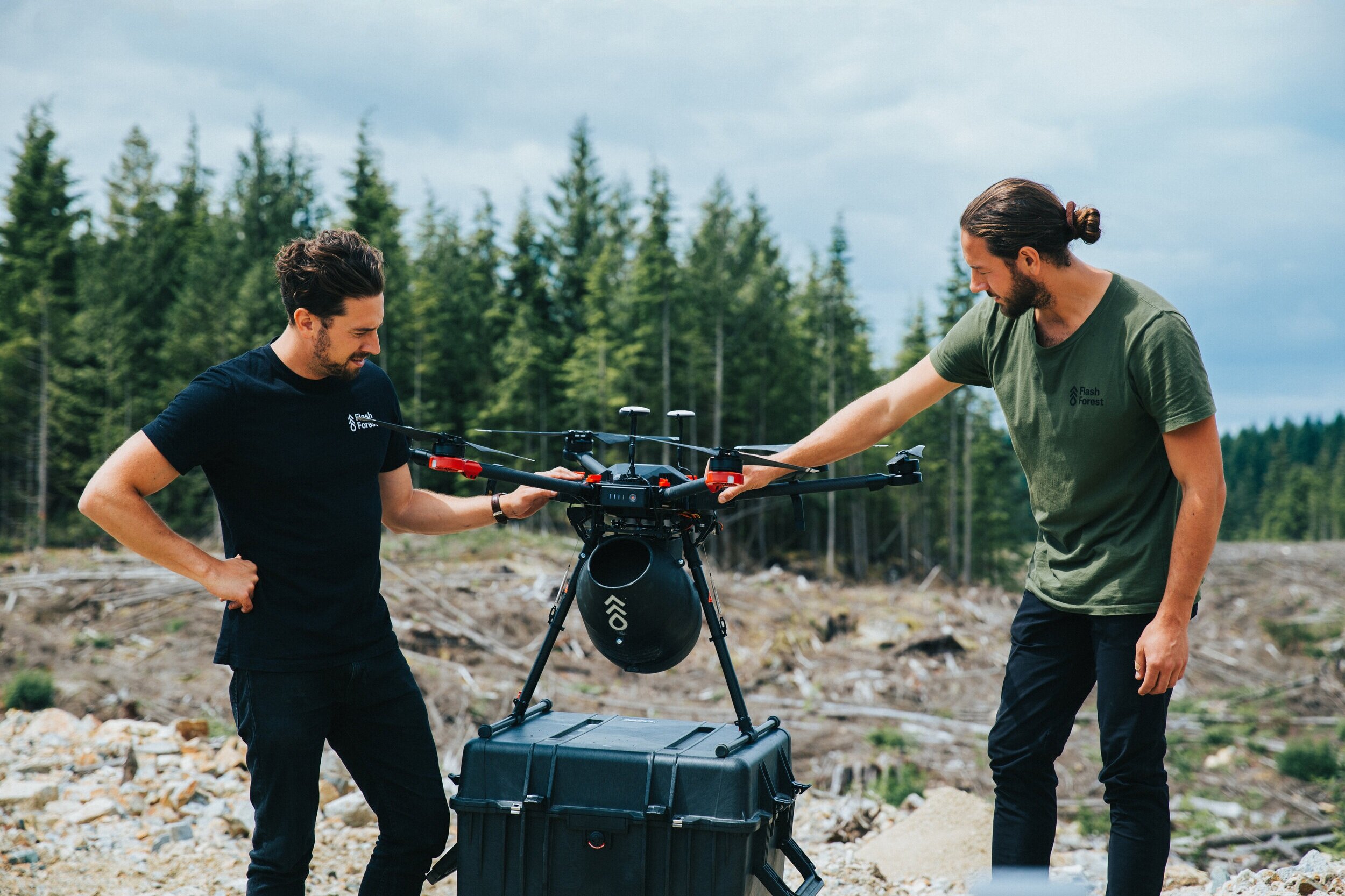 Flash Forest uses drones and other tech to rapidly plant trees. - Flash Forest
