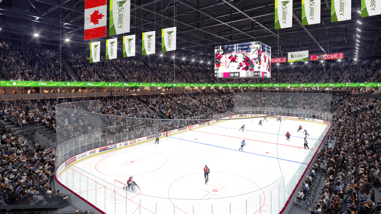 Surrey announces $360M arena for Vancouver Giants