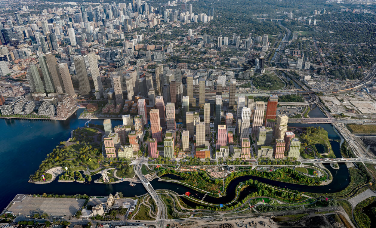 Toronto seeks master developer for new island