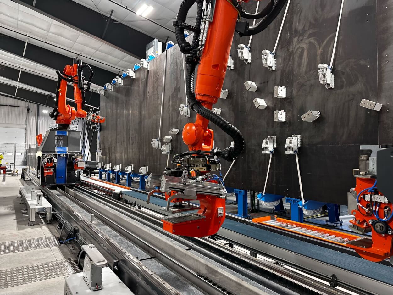 Canada’s first robotic roof truss line opens in Ontario